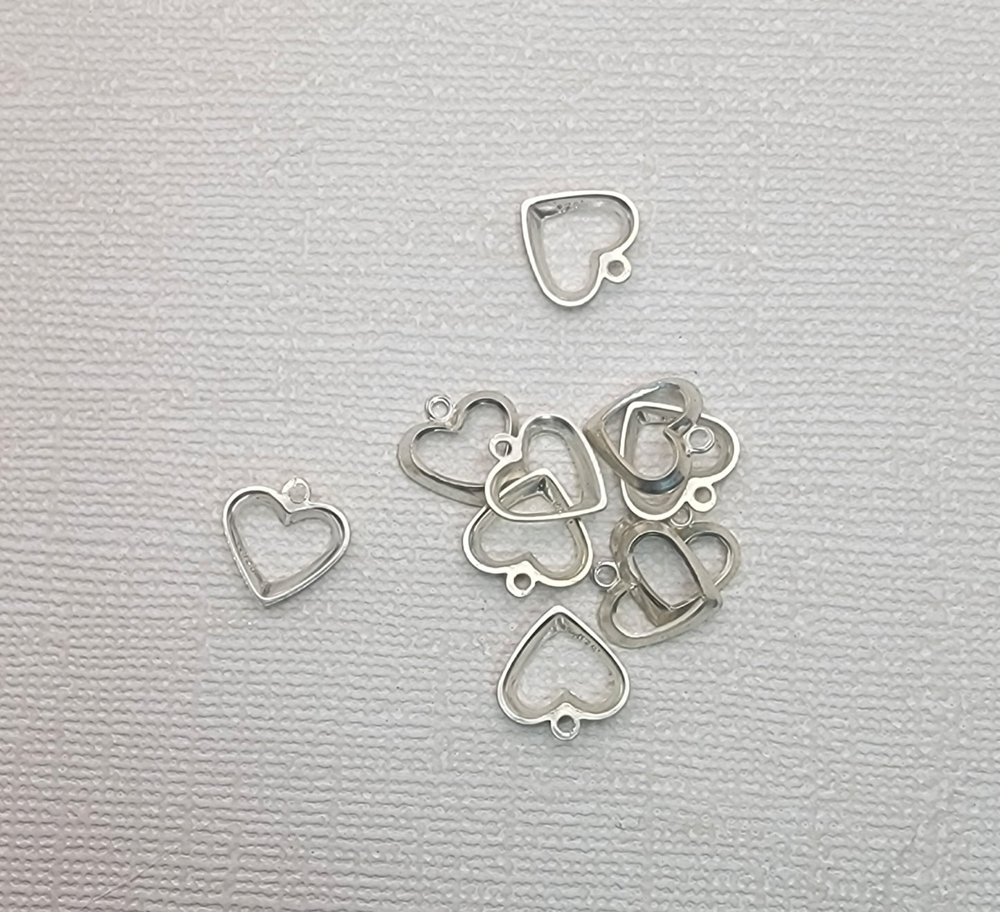 Sterling Silver Open Heart Pendant