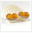 Honey Hearts, Artist Lampwork Glass Bead Earring Pair, glass spacer bead, designer jewelry supplies