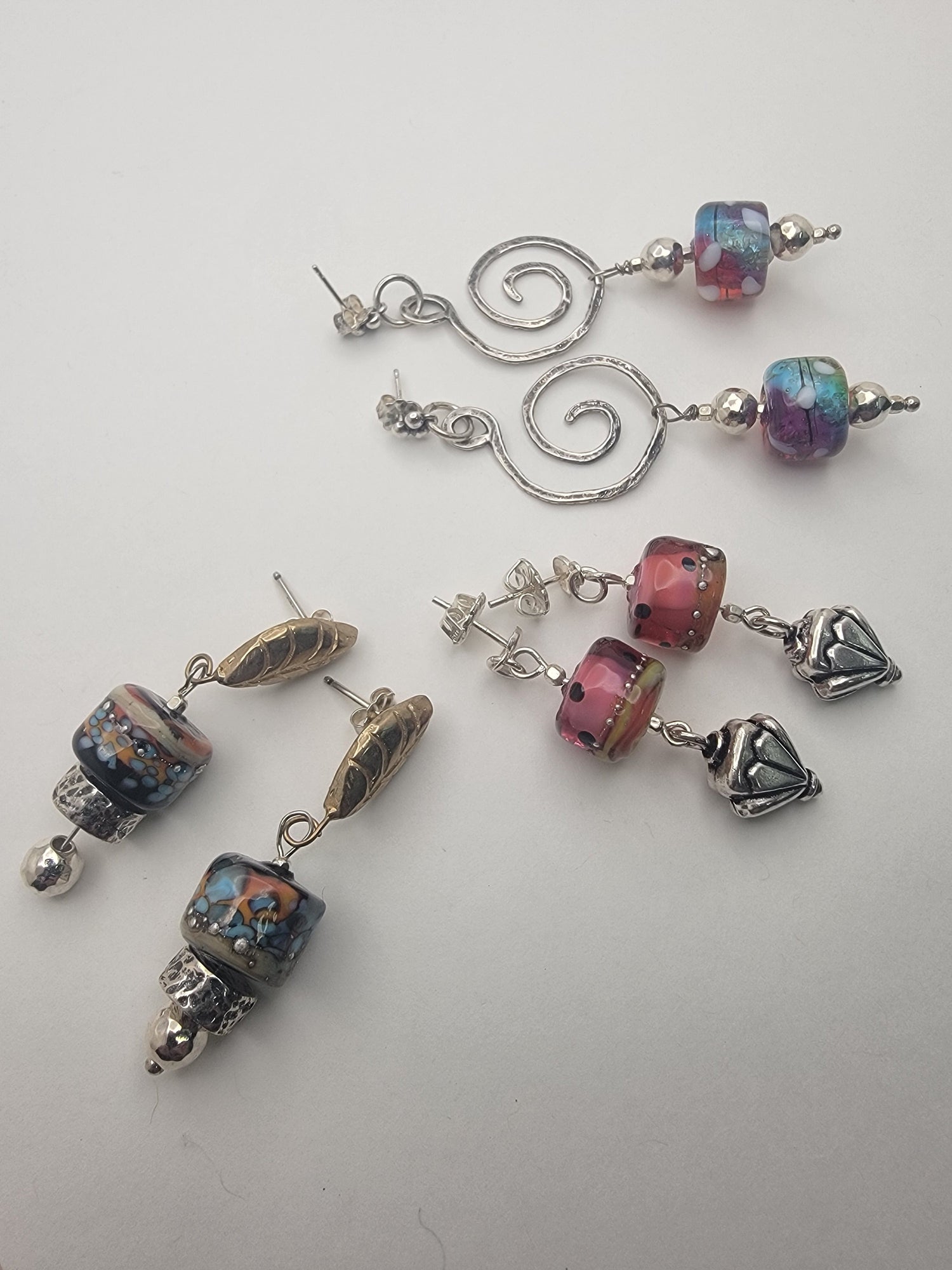 Enamel and Glass Artisan Jewelry