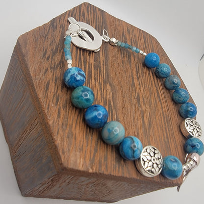 Agate Gemstone Bracelet