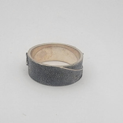 sterling silver spiderweb ring
