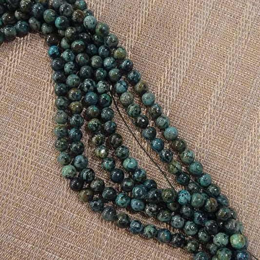 Turquoise, African Gemstone 10 mm Beads 16" Strand